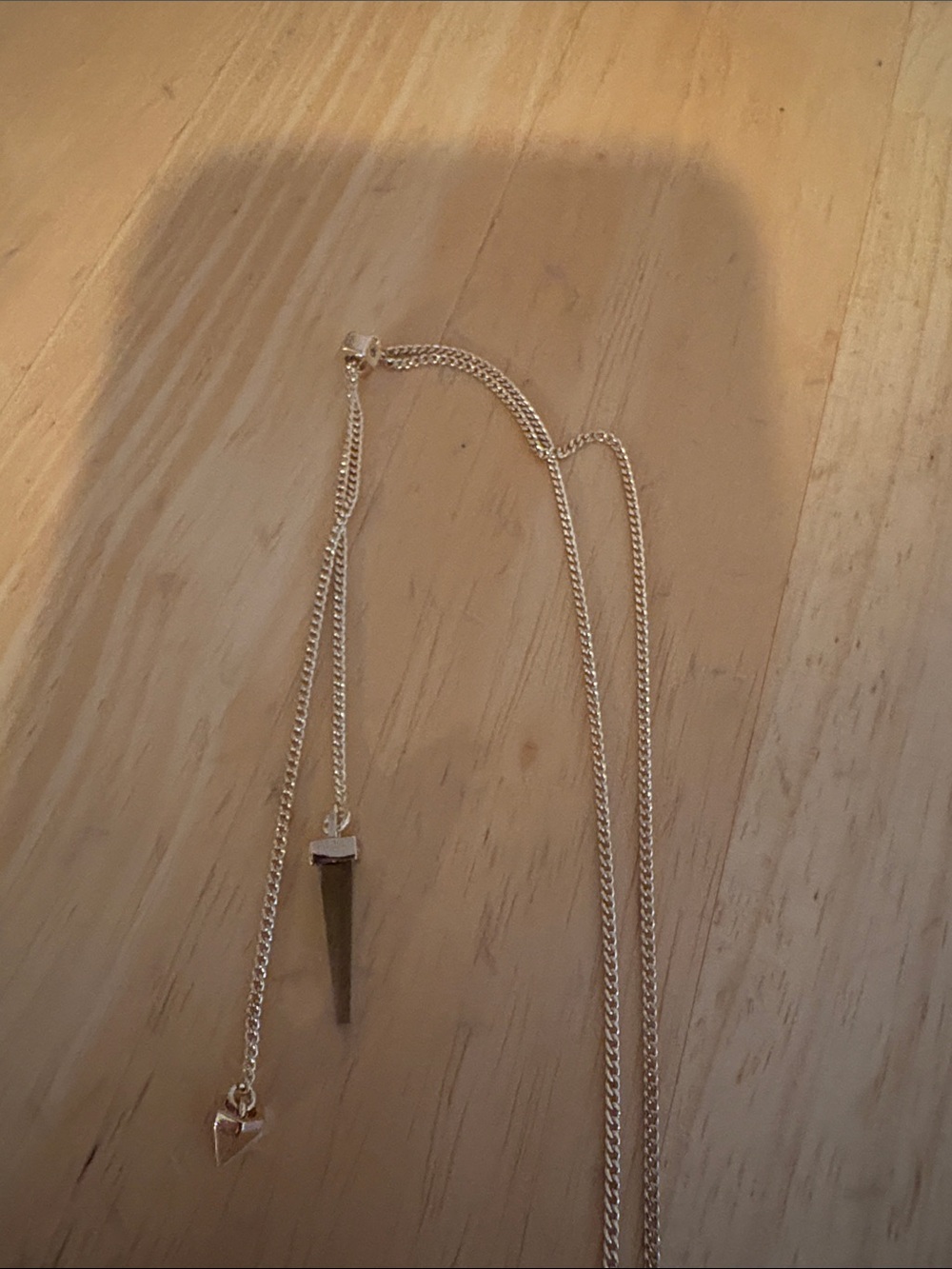All Saints Gold-Tone Long Pendant Necklace View 3